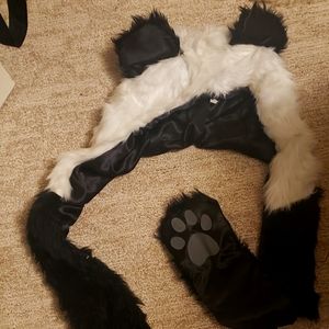 Panda hood/scarf